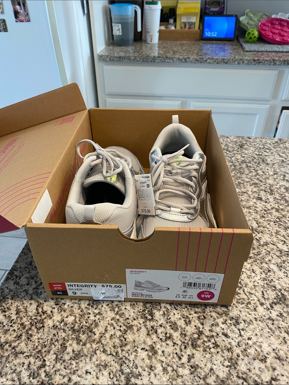 Ryka Integrity Women's Light Gray Athletic Walking Sneakers